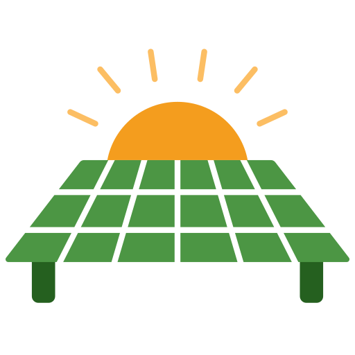 energía solar icono gratis