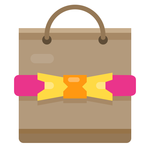 Bolsa de regalo icono gratis