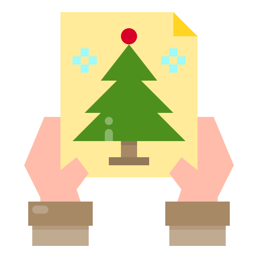 carte de noël Icône gratuit