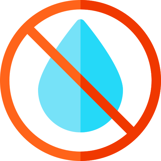 No Liquids Free Signs Icons