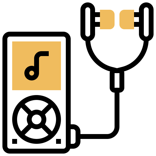 Reproductor de música icono gratis