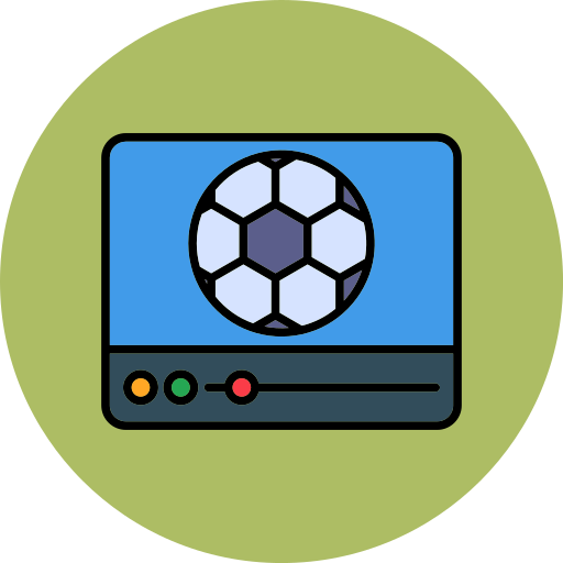 partido de fútbol icono gratis