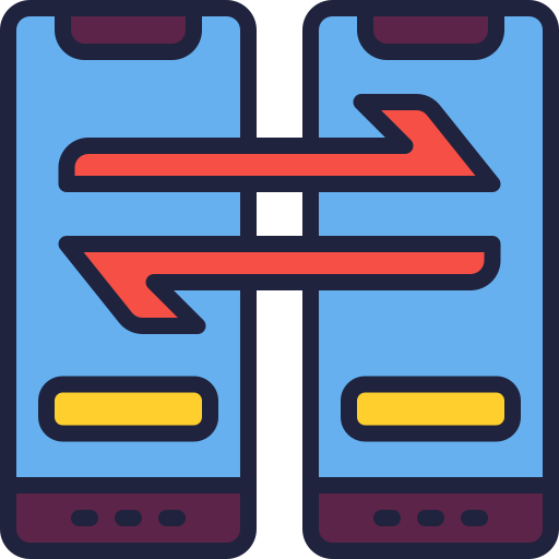 Mobile transfer free icon