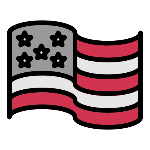 amerikanische flagge kostenlos Icon