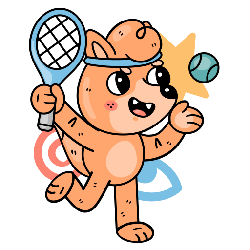 tenis gratis sticker