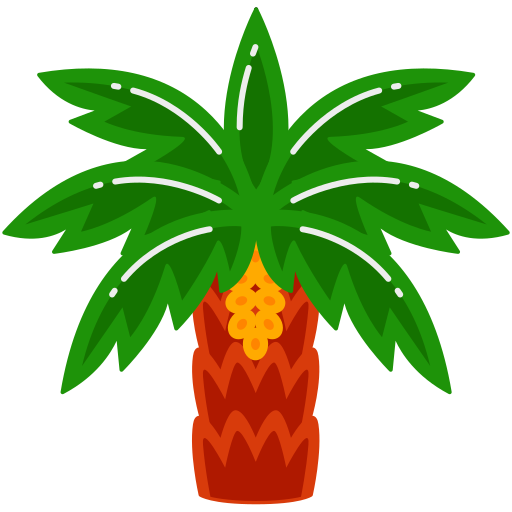 palmera datilera icono gratis