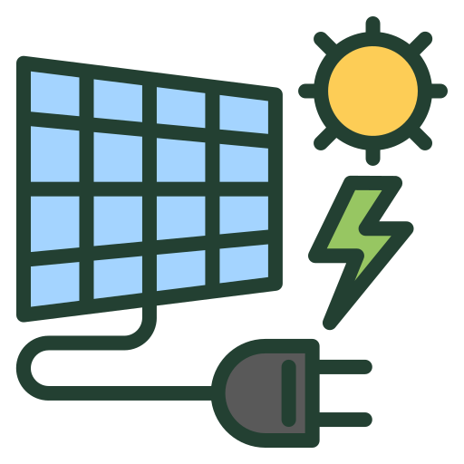 panel solar icono gratis