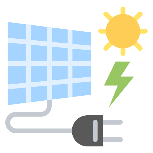 panel solar icono gratis