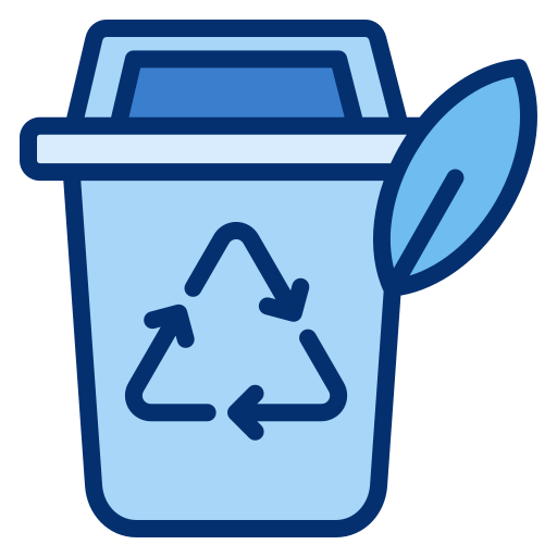 tacho de reciclaje icono gratis