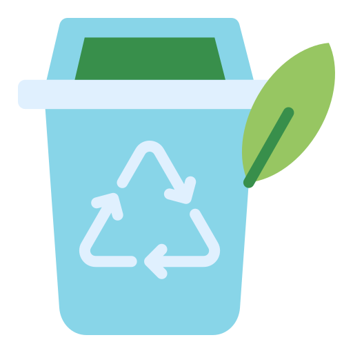 tacho de reciclaje icono gratis