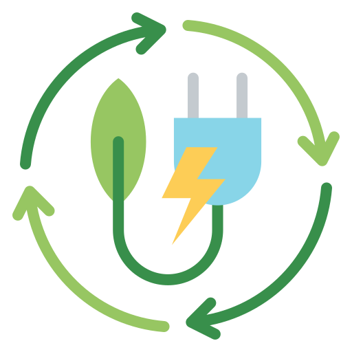 energía renovable icono gratis