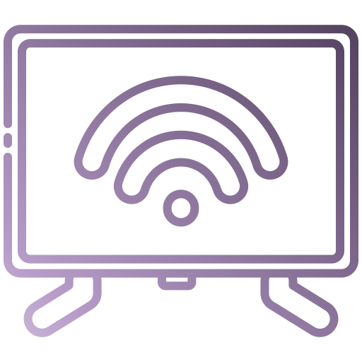 televisión inteligente icono gratis