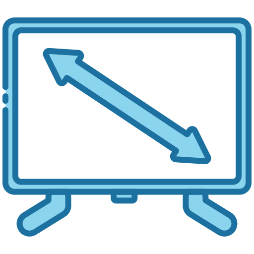 téléviseur intelligent Icône gratuit