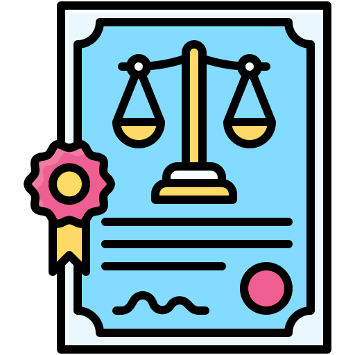 Certificate free icon