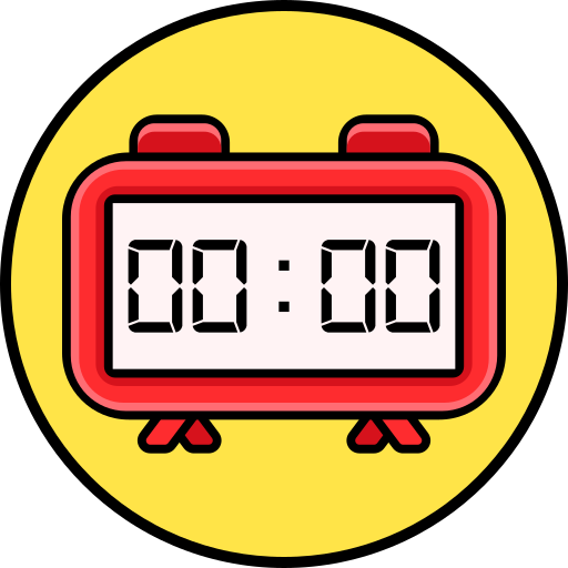 Table clock - Free electronics icons