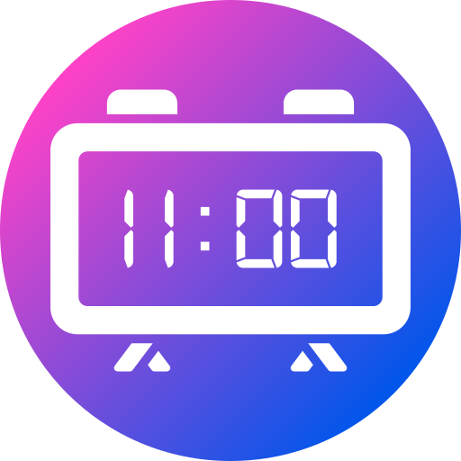 horloge de table Icône gratuit horloge de table Icône gratuit