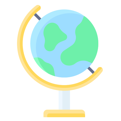 geografía icono gratis