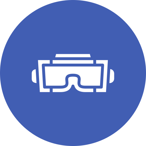 gafas de realidad virtual icono gratis