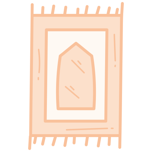 alfombra de rezo icono gratis