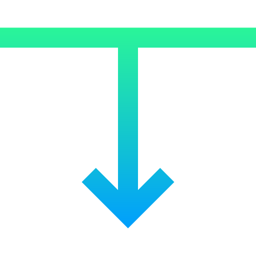 Abajo icono gratis