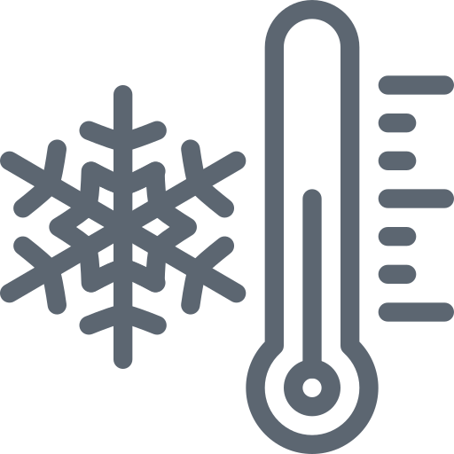frío icono gratis