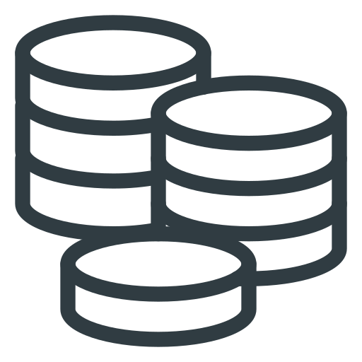 monedas icono gratis