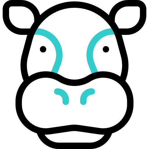 Бегемот бесплатно иконка Бегемот бесплатно иконка