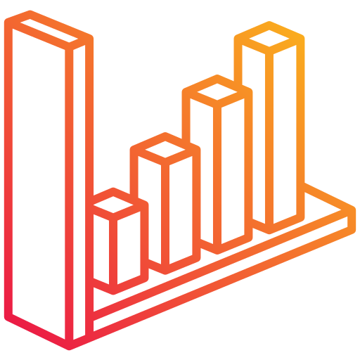 gráfico de barras icono gratis