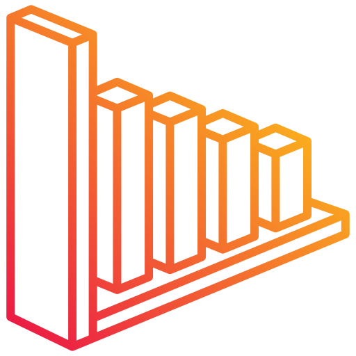 gráfico de barras icono gratis