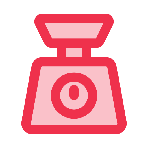 balanza de cocina icono gratis