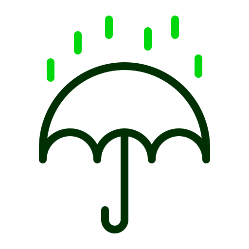 Зонтик бесплатно иконка