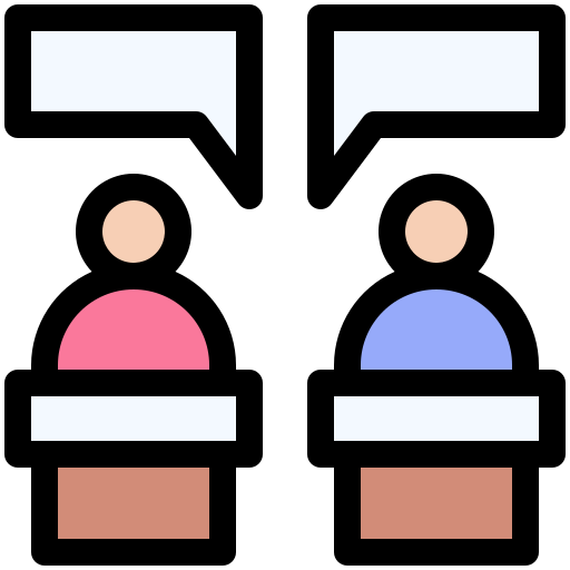 Debate free icon Debate free icon
