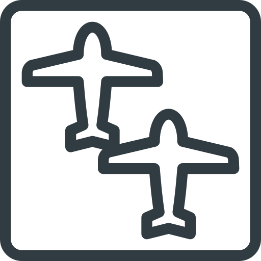 aeroporto grátis ícone