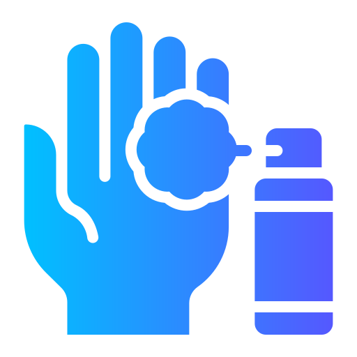 Spray free icon