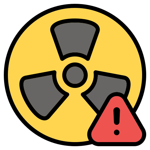 radioactif Icône gratuit