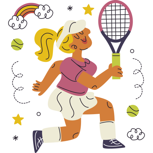 tenis gratis sticker