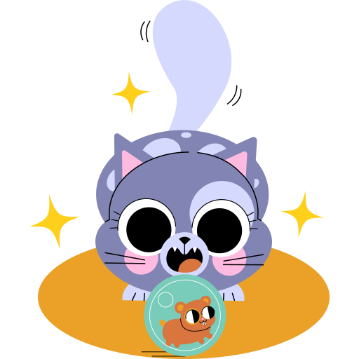 Cat free sticker Cat free sticker
