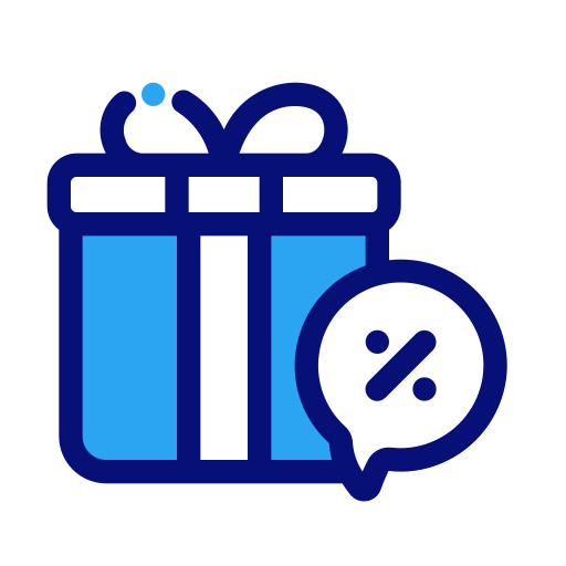 Gift free icon