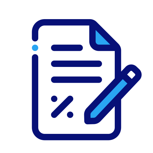 formulario de impuestos icono gratis