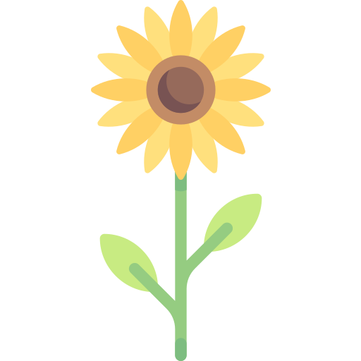 Girasol icono gratis