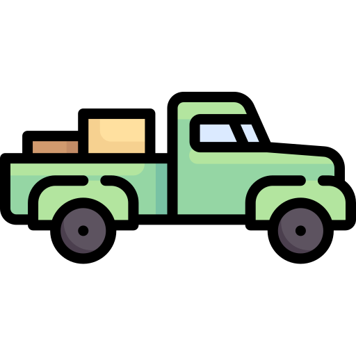 Pickup truck - Free transport icons