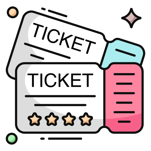 entradas icono gratis