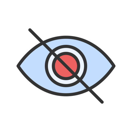 ojo rojo icono gratis