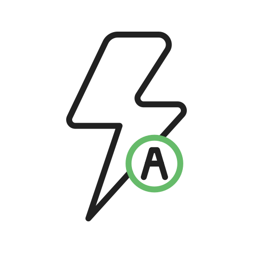 Auto flash free icon Auto flash free icon
