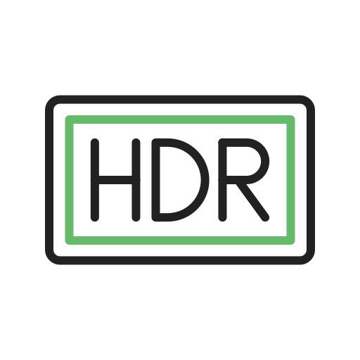 hdr activado icono gratis