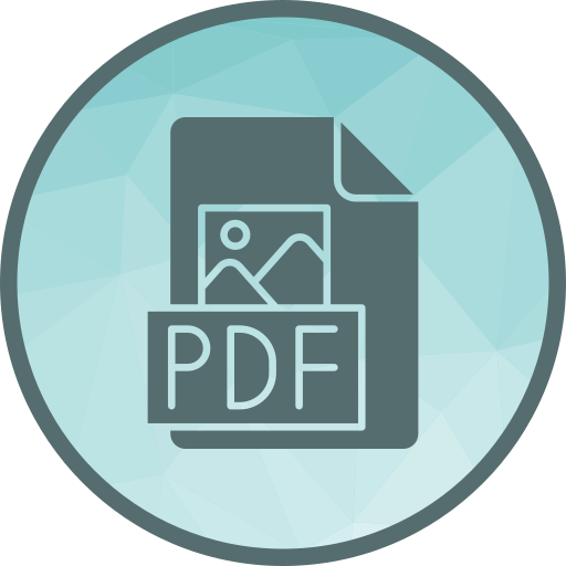 imagen como pdf icono gratis