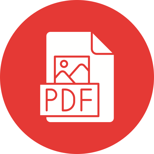 imagen como pdf icono gratis