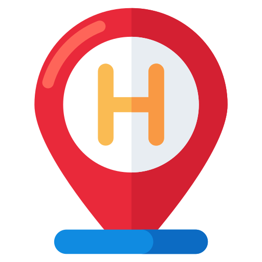 Hotel location free icon Hotel location free icon