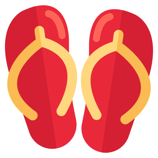 chanclas icono gratis