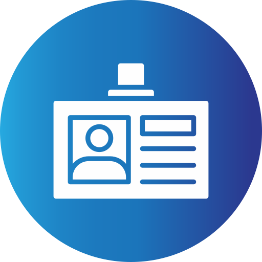 Удостоверение личности бесплатно иконка